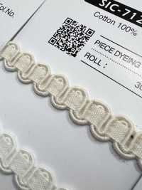 SIC-7129 Baumwollspitzenflechte[Bandbandschnur] SHINDO(SIC) Unterfoto