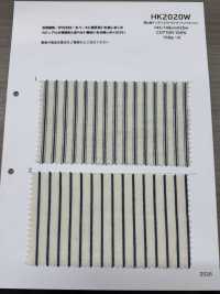 HK2020W Okayama-Herstellung, Indigo-Garn-gefärbtes Hickory, Einmal Gewaschen[Textilgewebe] KOYAMA Unterfoto