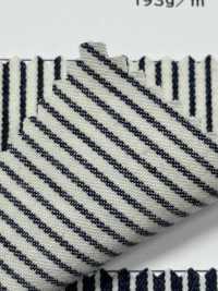 HK2220W Okayama-Herstellung, Indigo-Garn-gefärbtes Hickory, Einmal Gewaschen[Textilgewebe] KOYAMA Unterfoto