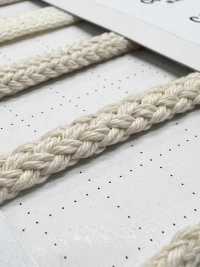 C10 Naturmaterialkordel TEIL 1 10 % Baumwolle Rundkordel 6,0 Mm[Bandbandschnur] Cordon Unterfoto