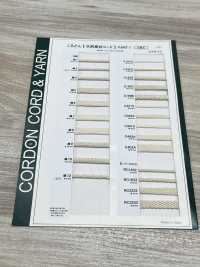 C321S Naturmaterialkordel TEIL 1 C321S Taschenkordel 3,0 Mm[Bandbandschnur] Cordon Unterfoto