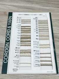 KNF3 Naturmaterialkordel TEIL 2 Kenaf 3 Rundkordel 5,3 Mm[Bandbandschnur] Cordon Unterfoto