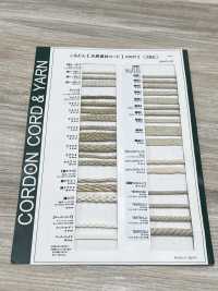 KNF6 Naturmaterialkordel TEIL 2 Kenaf 6 Rundkordel 4,0 Mm[Bandbandschnur] Cordon Unterfoto
