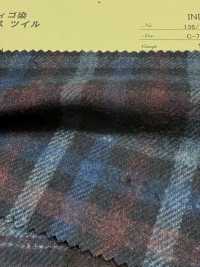 INDIA-312 Indigogefärbter Madras-Twill[Textilgewebe] ARINOBE Unterfoto
