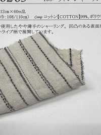 26265 40 Einzelfaden-Baumwollkräuselung, Gebürsteter Streifen[Textilgewebe] SUNWELL Unterfoto