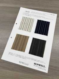 26265 40 Einzelfaden-Baumwollkräuselung, Gebürsteter Streifen[Textilgewebe] SUNWELL Unterfoto