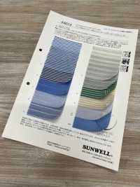 44018 Aera 20d Nylon/60 Single Thread Cotton Lawn Horizontal Stripe GS Wash Finish[Textilgewebe] SUNWELL Unterfoto