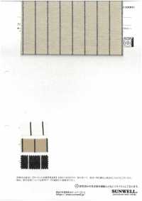 14431 20 Einzelfaden Baumwolle/Seide Boulette Noil Hickory Streifen[Textilgewebe] SUNWELL Unterfoto