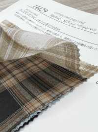 14429 80 % Baumwolle (Einzelfaden), Voile-Chiffon, Mehrfarbig Kariert, Dreifach Gewaschen[Textilgewebe] SUNWELL Unterfoto