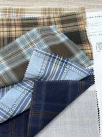 14429 80 % Baumwolle (Einzelfaden), Voile-Chiffon, Mehrfarbig Kariert, Dreifach Gewaschen[Textilgewebe] SUNWELL Unterfoto