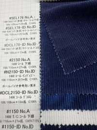 2150-ID 14W Cord Indigo[Textilgewebe] Kumoi Beauty Unterfoto