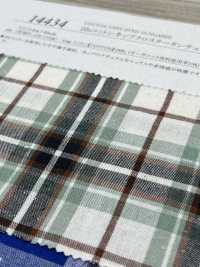14434 20 Einzelfaden-Baumwolle, Noppenkreuz-Tartan-Karo[Textilgewebe] SUNWELL Unterfoto