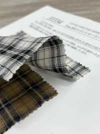 35534 Fuwa.60 Einzelfaden-Baumwoll-Kräuselung Fischgrät Mini-Tartan-Karo[Textilgewebe] SUNWELL Unterfoto