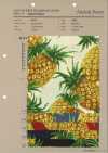 4247 Stilvoller, Entspannender Stoff Mit Ananas-Motiv