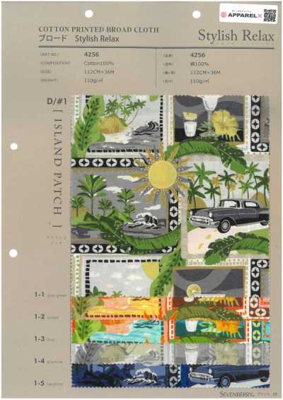 4256 Popeline Stylish Relax ISLAND PATCH
