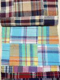INDIA-2156 Madras Patchwork[Textilgewebe] ARINOBE Unterfoto