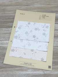 A-1528 Blumenjacquard Im Sashiko-Stil[Textilgewebe] ARINOBE Unterfoto