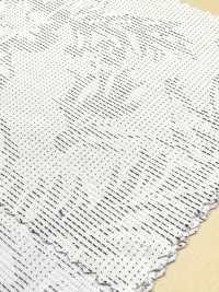 A-1581 Botanisches Blumen-Jacquardmuster Im Sashiko-Stil[Textilgewebe] ARINOBE Unterfoto