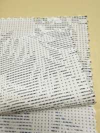 A-1581 Botanisches Blumen-Jacquardmuster Im Sashiko-Stil[Textilgewebe] ARINOBE Unterfoto