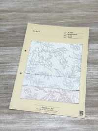 A-1581 Botanisches Blumen-Jacquardmuster Im Sashiko-Stil[Textilgewebe] ARINOBE Unterfoto