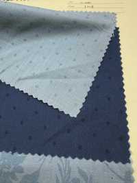 A-1510 Blumen- Und Punktmuster In Indigo[Textilgewebe] ARINOBE Unterfoto