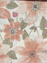 850558 Leinenähnlicher Slawischer Salon De Fleur Clematis[Textilgewebe] VANCET Unterfoto