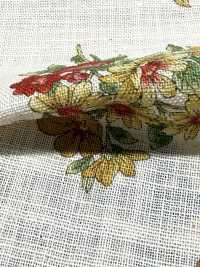 850559 Leinenähnlicher Slawischer Salon De Fleur Petit Bouquet[Textilgewebe] VANCET Unterfoto