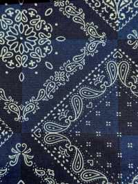 850590 Airbrushing Broadcloth BANDANA CHECKER FLAG[Textilgewebe] VANCET Unterfoto