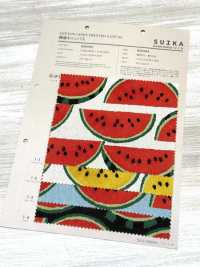 850594 Leinen-Canvas Wassermelone[Textilgewebe] VANCET Unterfoto