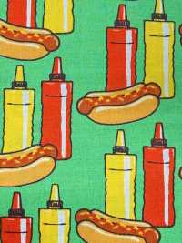 850598 Amerikanischer Vintage-Hotdog Aus Breitgewebe[Textilgewebe] VANCET Unterfoto