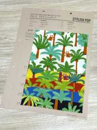 850600 Breitgewebe, Stilvoller Pop: Tropical Monkey[Textilgewebe] VANCET Unterfoto