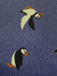 850602 Oxford Denim X Animal = Puffin[Textilgewebe] VANCET Unterfoto