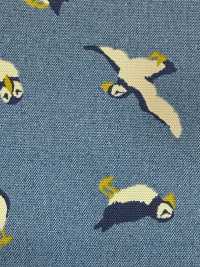 850602 Oxford Denim X Animal = Puffin[Textilgewebe] VANCET Unterfoto