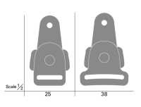 IB-KT YKK IB-KT Seitenverschluss-Typ[Schnallen Und Ring] YKK Unterfoto