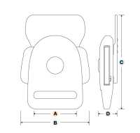 IB-KTH YKK IB-KTH Seitenverschluss-Typ[Schnallen Und Ring] YKK Unterfoto