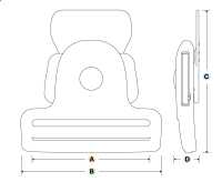 IB-KTKH YKK IB-KTKH Seitenverschluss Typ 50 Mm[Schnallen Und Ring] YKK Unterfoto