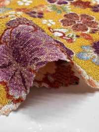 KKP2338-D-HNCRS Futako Chirimen Blumen-Chirashi[Textilgewebe] Uni Textile(Komon Studio) Unterfoto