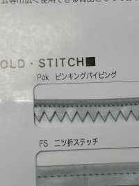 M-9910-PKK M-9910 Scotchlite Pinking Piping[Bandbandschnur] STAR BRAND (Hoshika) Unterfoto