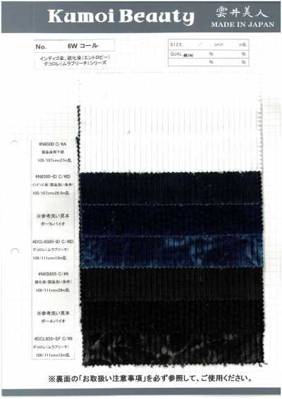 DCL655-SF 6-Wale-Cord dekoloriert
