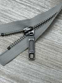 5RGTHOR-OUTLET Metallreißverschluss Größe 5 Antiksilber Offen[Reißverschluss] YKK Unterfoto