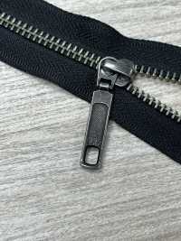 5RGTHOR-OUTLET Metallreißverschluss Größe 5 Antiksilber Offen[Reißverschluss] YKK Unterfoto