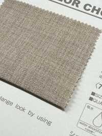 B7395Z Leinenähnlicher Lino Chambray Stretch Halbfalt[Textilgewebe] VANCET Unterfoto