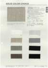 B7395Z Leinenartiger Lino-Chambray-Stretch, halb gefaltet