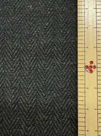 OM9267 Klassisches Fischgrät-Fleece Aus Baumwolle Und Recycelter Wolle[Textilgewebe] Oharayaseni Unterfoto