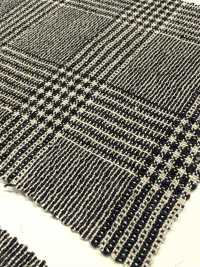OEA42365 Highland Wool Linen Houndstooth & Glen Check[Textilgewebe] Oharayaseni Unterfoto