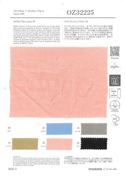 OZ32225 Safilin Reines Leinen 66