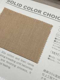 B1611Z Leinenstoff Mit Ultra-Wash-Finish, 2/2 Köperbindung, Halbgefaltet[Textilgewebe] VANCET Unterfoto