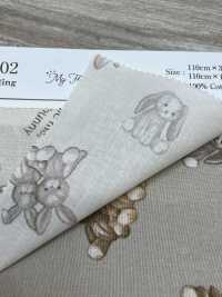 AP62202 My Fluffy Friends Animal Loomstate (Rund)[Textilgewebe] COSMO TEXTILE Unterfoto