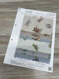 AP62202 My Fluffy Friends Animal Loomstate (Rund)[Textilgewebe] COSMO TEXTILE Unterfoto