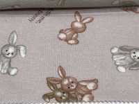 AP62202 My Fluffy Friends Animal Loomstate (Rund)[Textilgewebe] COSMO TEXTILE Unterfoto